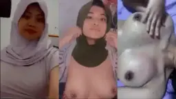 Payudara Bertindik Dua Dengan Hijab Menggoda