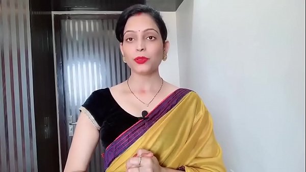Bidadari Saree India Bergairah Dengan Bisikan Mesra