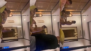Cewek Kuliahan Ngewe Bertiga Sama Temen Sekelas, Ngegas Di Kosan.