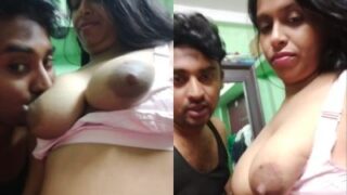 Cewek Montok Digigit-gigit Teteknya Sama Cowok Mesum Di Video Bokep India