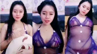 Mitha Pake Lingerie Ungu, Goyang Panas Bikin Makin Tegang
