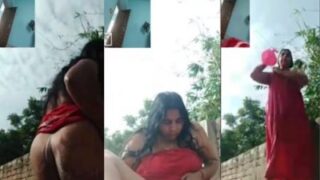 Ngentot Di Kamar Mandi Luar, Bhabhi Telanjang Sambil Video Call Panas
