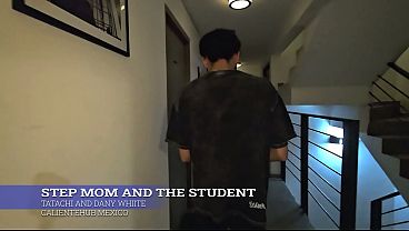 Ibu Tiri Lagi Ngajarin Murid Yang Lagi Panas, Bikin Basah Semua.