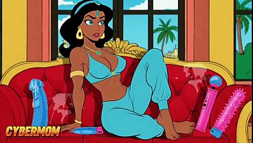 Putri Jasmine Punya Kontol Besar Tumbuh Di Antara Kakinya. Dongeng Arab Kartun Dewasa Panas.