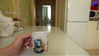 Pagi-pagi Udah Dikasih Deepthroat Sama Mama Sambungku.