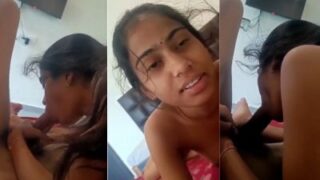 Video Mesum Tamil, Si Cowok Nyuruh Pacarnya Ngewe Mulut.